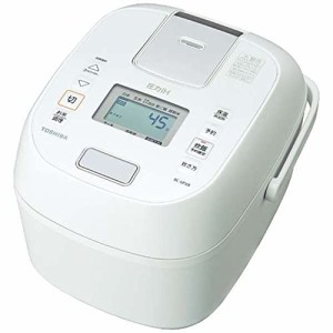 東芝(TOSHIBA) 炊飯器 3.5合 圧力IHジャー炊飯器 一人暮らし用 新鮮保温24時間 RC-6PXR(W) ホワイト 炊き分け 3通り