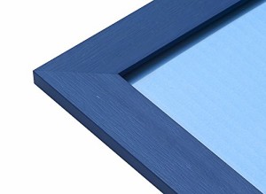 ビバリー(BEVERLY) 【日本製】幅広パズルフレーム フラットパネル ブルー（38×53?p）054A