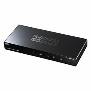サンワサプライ 4K/60Hz・HDR対応HDMI分配器(4分配)