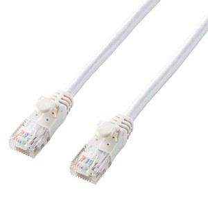 エレコム LANケーブル CAT6A 10m 爪折れ防止コネクタ cat6a準拠 やわらか ホワイト LD-GPAY/WH10