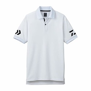 ダイワ(DAIWA) 半袖ポロシャツ ホワイト×ブラック 3XL DE-7906