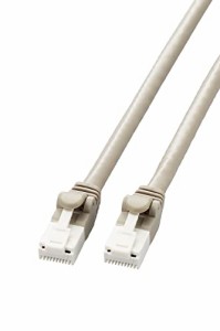 エレコム LANケーブル cat6A CAT6A対応 3m ツメが折れない 爪折れ防止コネクタ EU RoHS指令準拠 簡易パッケージ仕様 ライ