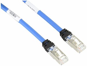 パンドウイット シールド LANケーブル Cat6A プロ仕様 3m 青 STP6X3MBU