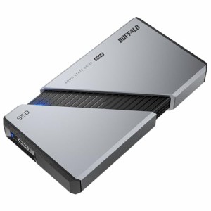 バッファロー ポータブル SSD 外付け 2TB USB4 Gen3x2 対応 Type-C 高速 最大読込速度 3800MB/s exFAT