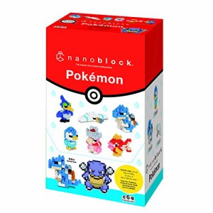 カワダ(Kawada)ナノブロック ミニナノ ポケットモンスター みずタイプ (BOX) NBMC_16S 1BOX = 6個入り、全6種類