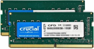 Crucial(クルーシャル) CFD販売 ノートPC用メモリ PC4-19200 (DDR4-2400) 8GB×2枚 (16GB) 相性 無