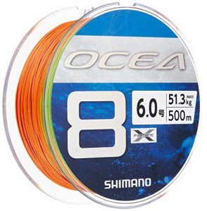 シマノ(SHIMANO) ライン オシア8 500m 6.0号 5カラー LD-A91S 釣り糸