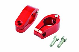 ポッシュ(POSH) バイク用品 バイクハンドルブレース クランプ 22.4mm レッド クイックリリース 090167-02