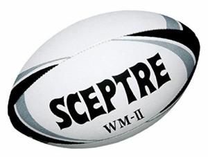SCEPTRE(セプター) ラグビー ボール ワールドモデル WM-2 レースレス SP14B ブラック×グレー