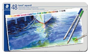 ステッドラー(STAEDTLER) 色鉛筆 48色 水彩色鉛筆 カラトアクェレル 125 M48