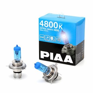 PIAA ヘッドランプ/フォグランプ用 ハロゲンバルブ HB3/HB4/HIR1/HIR2 4800K アストラルホワイト 車検対応 2個入 1