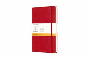 モレスキン(Moleskine) ノート クラシック ノートブック ハードカバー 横罫 ラージサイズ(横13cm×縦21cm) レッド QP06