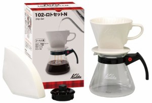 カリタ(Kalita) コーヒー ドリップセット 102-ロトセットN (2~4人用) #35163