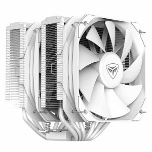 PCCOOLER LGA1700/AM5対応 130mmファン2基搭載 TDP250W対応 ツインタワー型サイドフロー CPUクーラー G6-W