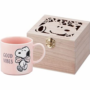 「 PEANUTS (ピーナッツ) 」 カラフルピーナッツ マグカップ 木箱入 GOOD VIBES SN454-11H