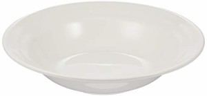 NARUMI(ナルミ) サラダボウル パティア(PATIA) 23cm ホワイト シンプル スープ カレー皿 パスタ皿 電子レンジ 食洗機対応