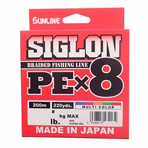 サンライン(SUNLINE) ライン シグロン PEx8 200m 5色 0.8号 12LB J