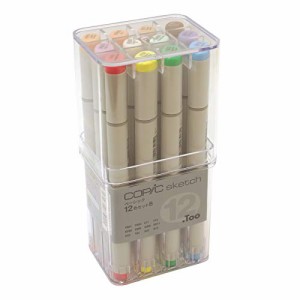 コピック(COPIC) Too コピック スケッチ ベーシック 12色セット B イラストマーカー マーカー マーカーペン