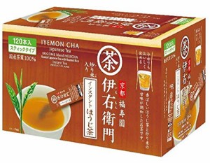 宇治の露 伊右衛門 インスタントほうじ茶スティック 120本入 粉末