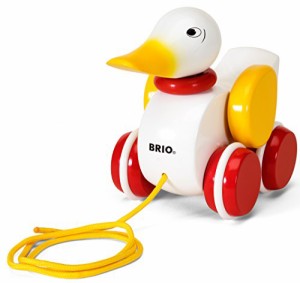 BRIO (ブリオ) プルトイ ダック [ あひるのおもちゃ ] 対象年齢 1歳~ (引き車 引っ張るおもちゃ 木製 知育玩具) 30323