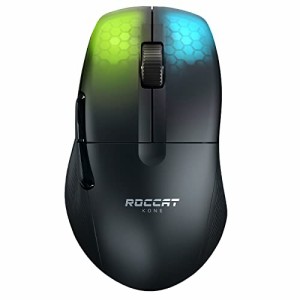 ROCCAT ゲーミングマウス Kone Pro Air ワイヤレス 2.4GHz/Bluetooth ブラック/黒 光学式/19K/オプティカ