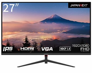 JAPANNEXT 27インチIPSパネル搭載 フルHD液晶モニター JN-IPS270FLFHD HDMI VGA