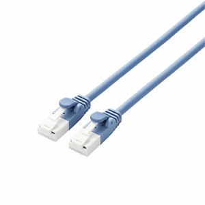 エレコム(ELECOM) LANケーブル CAT6A 10m ツメが折れない 爪折れ防止コネクタ cat6a準拠 やわらか ブルー LD-GPA