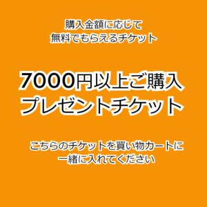 送料無料 プレゼントキャンペーン 7000円以上でプレゼントがもらえるチケット お買得　福袋対象商品2022