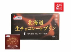 【送料無料】ベル食品 北海道生チョコレートプリン4個入 (78g×4個)