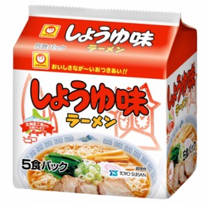 【送料無料】東洋水産 マルちゃん しょうゆ味ラーメン 5食×6入・１ケース