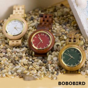 腕時計 木製  BOBOBIRD バンド レディース ウォッチ ナチュラル クォーツリスト WATCH おしゃれ シンプル 生活防水