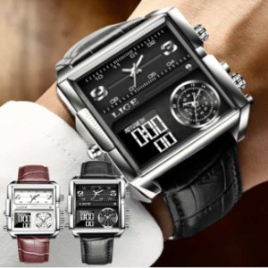 レロジオ masculino 腕時計 メンズ 防水 防水時計 防水腕時計 デジタル アナログ デジタル腕時計 アナログ腕時計 ウォッチ おしゃれ ブラ