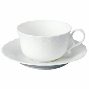 【ＮＡＲＵＭＩ（ナルミ）】　SILKY WHITE （シルキーホワイト） ティー碗皿（１客）　　　9968-6837