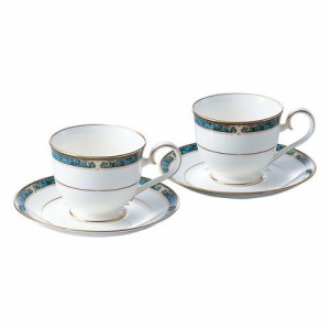 【Noritake（ノリタケ）】  ESSEX COURT  （エセックスコート）　ティー・コーヒー碗皿ペアセット　　　P97217-4727