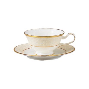 【Noritake（ノリタケ）】 WHITE PALACE  （ホワイトパレス）　ティー・コーヒー碗皿　　　T59587-4753