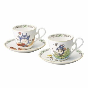 【Noritake（ノリタケ）】  TOTORO  （となりのトトロ）　ティー・コーヒー碗皿ペアセット　　　TP97889-4924-38