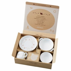 【Noritake（ノリタケ）】  LIGHT STEP（ライトステップ　お子様用食器）　子供セット(ピンク)　　　Y4817-5002-1