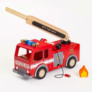 英国生まれの木のおもちゃ LE TOY VAN (ルトイヴァン)  はしご消防車  TV0250