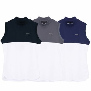 BRIEFING ブリーフィング WOMENS BI-COLOR NO SLEEVE HIGH NECK ノースリーブハイネック レディース 23春夏 BRG231W10