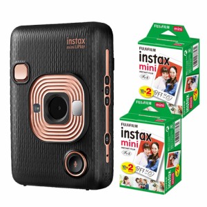 富士フィルムinstax mini LiPlay　チェキリプレイ　エレガントブラック　フィルム40枚付き