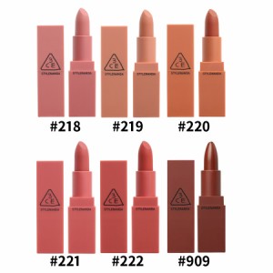 3CE MOOD RECIPE LIP ムードレジピ リップ カラー #218 #219 #220 #221 #222 #909