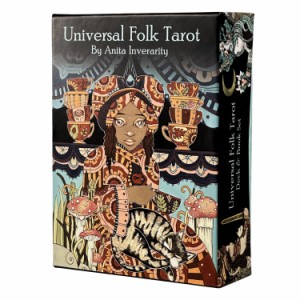 タロットカード ウェイト版 78枚 タロット占い 【 ユニバーサル・フォーク・タロット Universal Folk Tarot 】日本語解説書付き [正規品]