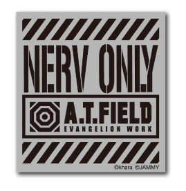A.T.FIELD ステッカー NERV ONLY ATロゴ ATF006R 反射素材 Sサイズ エヴァンゲリオン