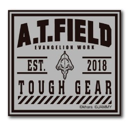 A.T.FIELD ステッカー 初号機 TOUGH GEAR ATロゴ ATF011R 反射素材 Sサイズ エヴァンゲリオン