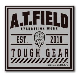 A.T.FIELD ステッカー 零号機 TOUGH GEAR ATロゴ ATF013R 反射素材 Sサイズ エヴァンゲリオン