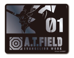 A.T.FIELD ステッカー 初号機 01 ATF016S 鏡面 シルバー Mサイズ エヴァンゲリオン