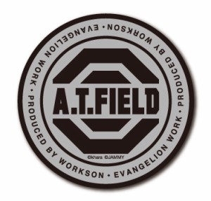 A.T.FIELD ステッカー 丸型 ATロゴ ATF021R 反射素材 Mサイズ エヴァンゲリオン