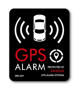 ドラレコステッカー GPS ALARM Sサイズ DRS029 ドライブレコーダー ステッカー グッズ