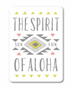 ハレイワハッピーマーケット ステッカー THE SPIRIT OF ALOHA HHM013 おしゃれ ハワイ ノースショア グッズ