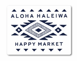ハレイワハッピーマーケット ステッカー ALOHA SPIRIT HHM030 おしゃれ ハワイ ノースショア グッズ